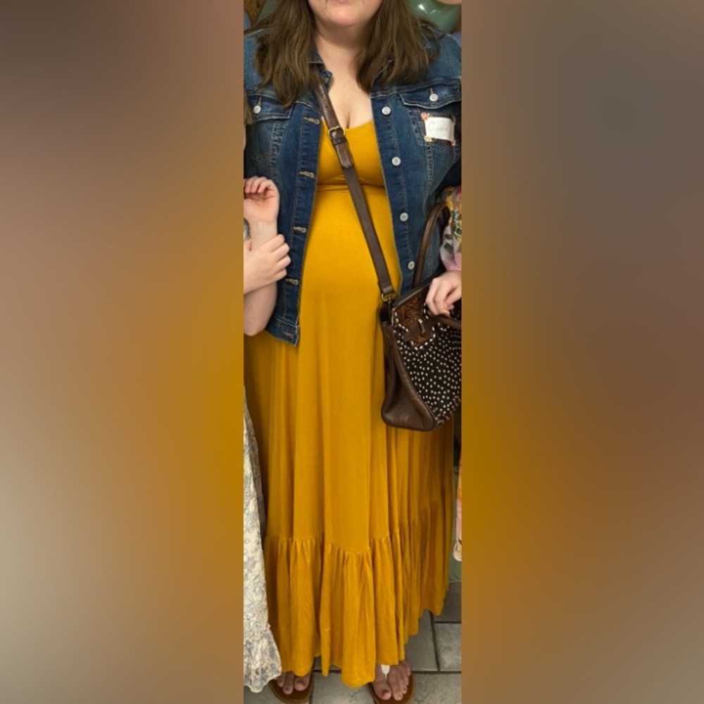 Torrid Mustard dress maxi 💕💕💕